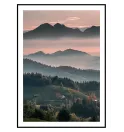 Постер в рамке "Foggy morning" Постер в рамке "Foggy morning"