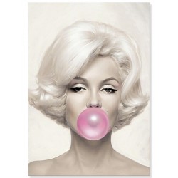 Постер "Мерилин Монро с жевачкой" 