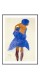 Постер "Стояча дівчина, вид ззаду 1908 р. Егон Шиле"