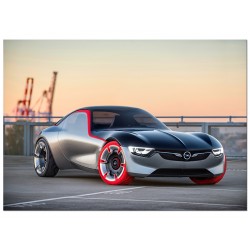 Постер "Opel GT Concept" 