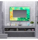 Дзеркало з малюнком "Green and yellow" розмір на вибір Дзеркало з малюнком "Green and yellow" розмір на вибір
