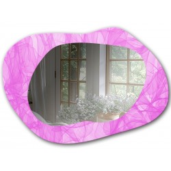 Дзеркало з малюнком "Pink veil" 