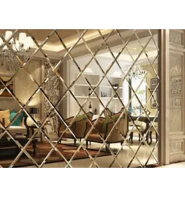 Панно зеркальное "Ромб 30"  3960х3394 мм