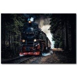 Фотокартина "Retro train" розмір на вибір