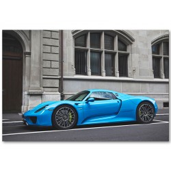 Фотокартина "2015 Porsche 918 Spyder" размер на выбор