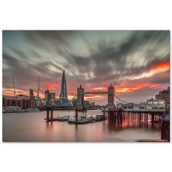 Фотокартина "Світанок над Темзою. Лондон" розмір на вибір