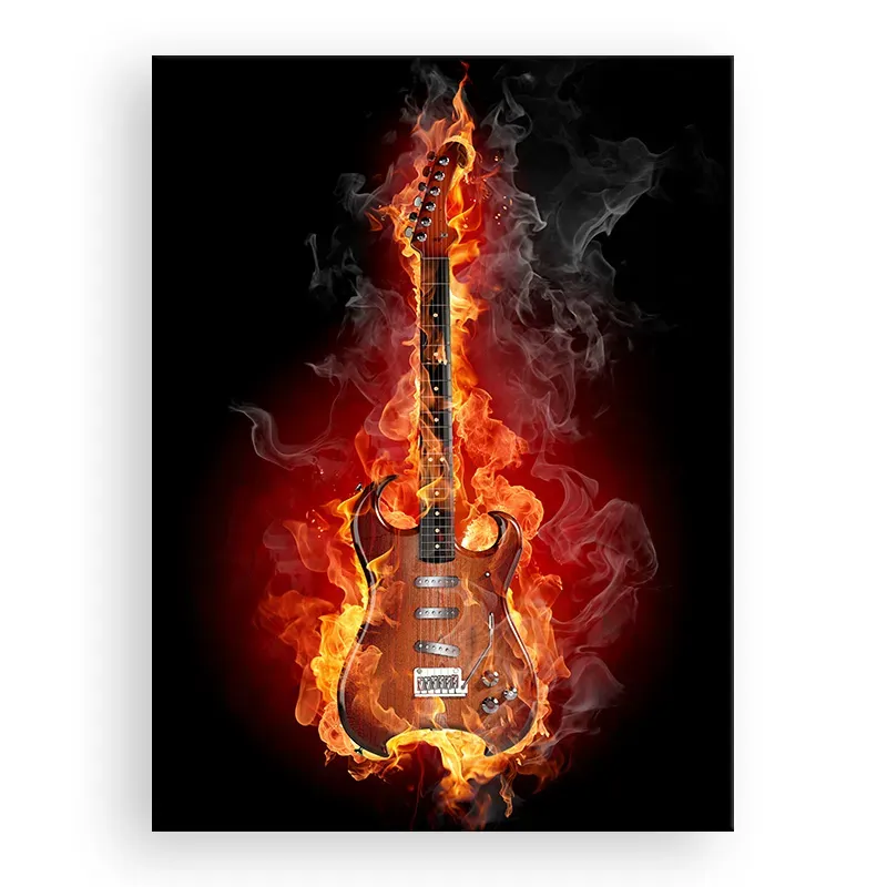 Фотокартина "ZFire guitar" размер на выбор