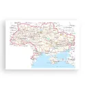 Фотокартина "Карта Украины" размер на выбор Фотокартина "Карта Украины" размер на выбор